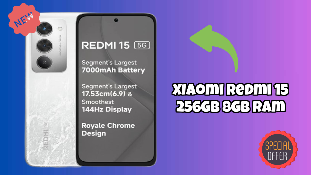 Xiaomi Redmi 15 256GB 8GB RAM Battery Life: 7000 MAh Charging Speed Test